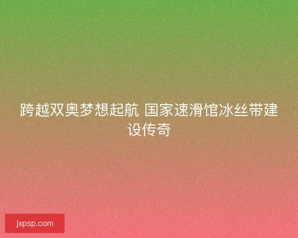 跨越双奥梦想起航 国家速滑馆冰丝带建设传奇